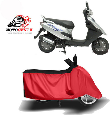 MOTOGENIX Two Wheeler Cover for Bajaj(Kristal, Red, Black)
