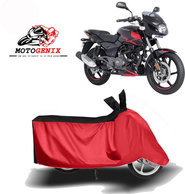 MOTOGENIX Two Wheeler Cover for Bajaj(Pulsar AS 150, Red, Black)