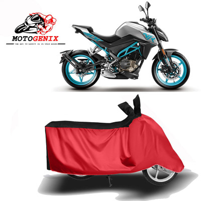 MOTOGENIX Two Wheeler Cover for CFMoto(300NK, Red, Black)