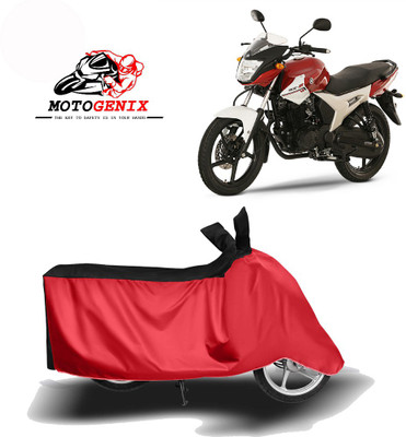 MOTOGENIX Two Wheeler Cover for Yamaha(SZ R, Red, Black)
