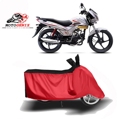 MOTOGENIX Two Wheeler Cover for Mahindra(Centuro NXT, Red, Black)