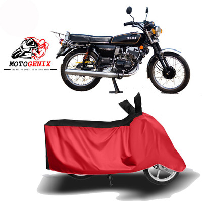 MOTOGENIX Two Wheeler Cover for Yamaha(RX 100, Red, Black)