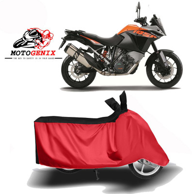 MOTOGENIX Two Wheeler Cover for KTM(1050 Adventure, Red, Black)