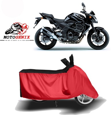 MOTOGENIX Two Wheeler Cover for Kawasaki(Z750, Red, Black)