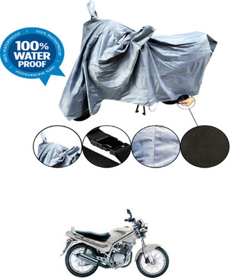 RONISH Waterproof Two Wheeler Cover for Kinetic(GF 170, Grey)