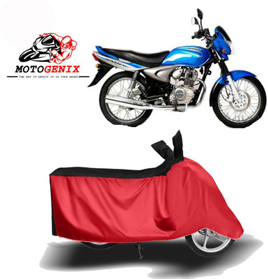MOTOGENIX Two Wheeler Cover for Bajaj(Wind 125, Red, Black)