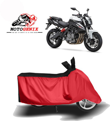 MOTOGENIX Two Wheeler Cover for Benelli(TNT 600i, Red, Black)