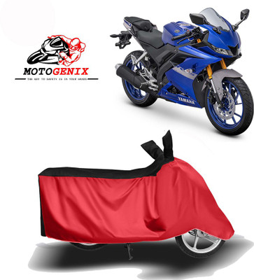 MOTOGENIX Two Wheeler Cover for Yamaha(YZF, Red, Black)