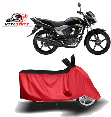 MOTOGENIX Two Wheeler Cover for Yamaha(Saluto RX, Red, Black)