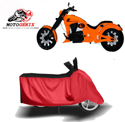 MOTOGENIX Two Wheeler Cover for Harley Davidson(Legend, Red, Black)