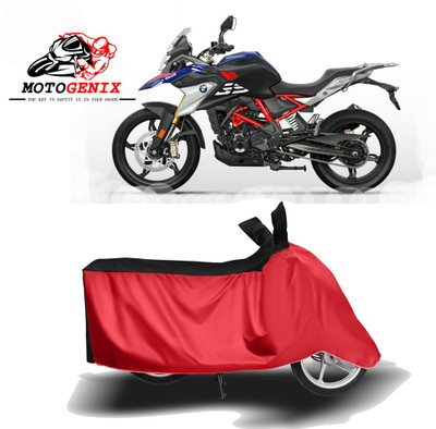 MOTOGENIX Two Wheeler Cover for BMW(G 310 GS, Red, Black)