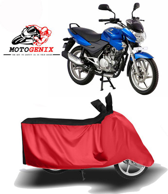 MOTOGENIX Two Wheeler Cover for Bajaj(DTS-i, Red, Black)