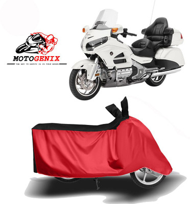 MOTOGENIX Two Wheeler Cover for Honda(Gold Wing GL1800, Red, Black)