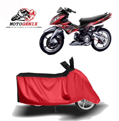 MOTOGENIX Two Wheeler Cover for Yamaha(X1, Red, Black)