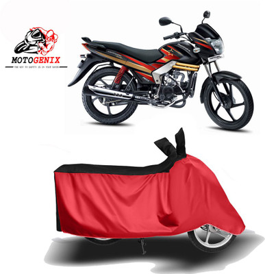 MOTOGENIX Two Wheeler Cover for Mahindra(Centuro, Red, Black)