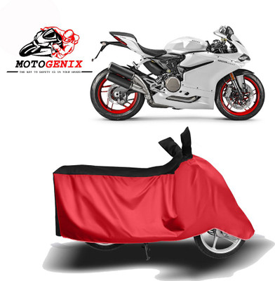 MOTOGENIX Two Wheeler Cover for Ducati(Panigale, Red, Black)