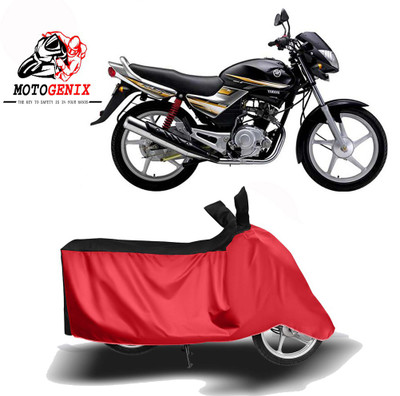 MOTOGENIX Two Wheeler Cover for Yamaha(Libero, Red, Black)