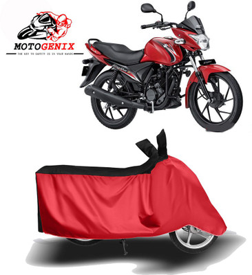 MOTOGENIX Two Wheeler Cover for Suzuki(Sling Shot, Red, Black)