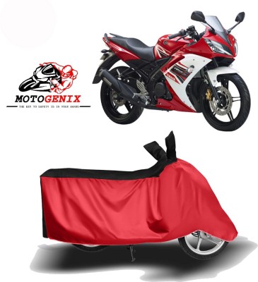 MOTOGENIX Two Wheeler Cover for Yamaha(R15 s, Red, Black)