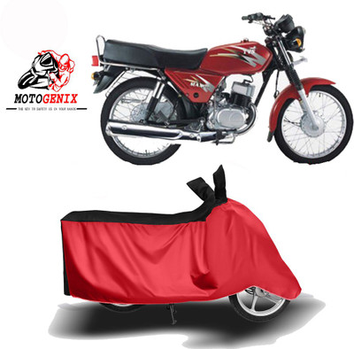 MOTOGENIX Two Wheeler Cover for TVS(Max, Red, Black)