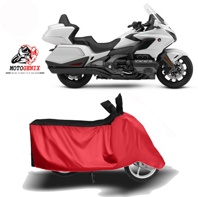 MOTOGENIX Two Wheeler Cover for Honda(Gold Wing, Red, Black)