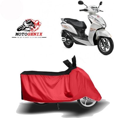 MOTOGENIX Two Wheeler Cover for Ampere(Magnus, Red, Black)