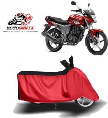 MOTOGENIX Two Wheeler Cover for Yamaha(SZ-S, Red, Black)