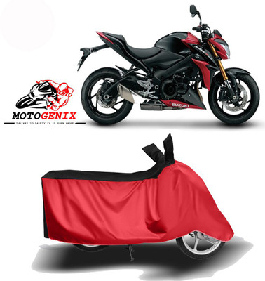 MOTOGENIX Two Wheeler Cover for Suzuki(GSX S1000, Red, Black)