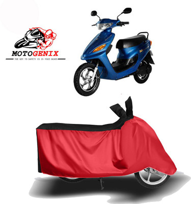MOTOGENIX Two Wheeler Cover for Universal For Bike(Yo Electron, Red, Black)