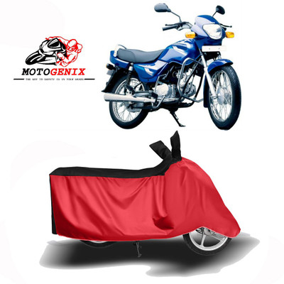 MOTOGENIX Two Wheeler Cover for TVS(Centra, Red, Black)