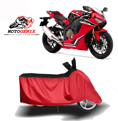 MOTOGENIX Two Wheeler Cover for Honda(CBR 1000RR, Red, Black)