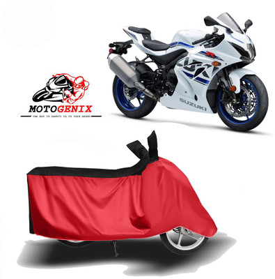 MOTOGENIX Two Wheeler Cover for Suzuki(GSX-R1000 ABS, Red, Black)