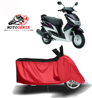 MOTOGENIX Two Wheeler Cover for Yamaha(Ray, Red, Black)