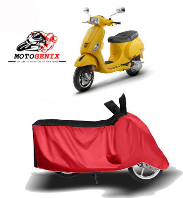 MOTOGENIX Two Wheeler Cover for Vespa(Vespa SXL 150, Red, Black)