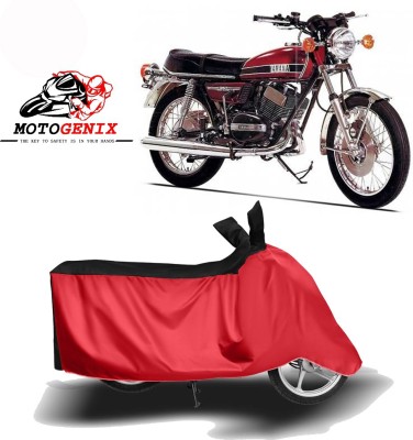 MOTOGENIX Two Wheeler Cover for Yamaha(RD 350, Red, Black)