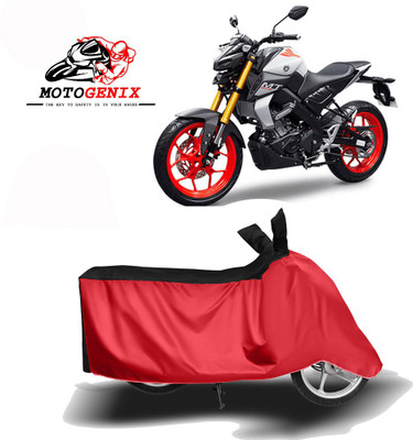 MOTOGENIX Two Wheeler Cover for Yamaha(MT-15, Red, Black)