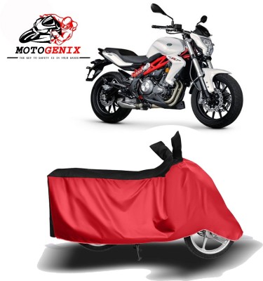 MOTOGENIX Two Wheeler Cover for Benelli(TNT 300, Red, Black)