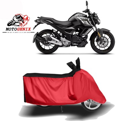 MOTOGENIX Two Wheeler Cover for Yamaha(FZ S V3.0 FI, Red, Black)