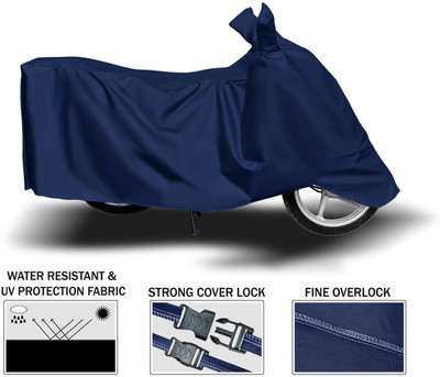 AutoGalaxy Waterproof Two Wheeler Cover for Yamaha(Fascino, Blue)