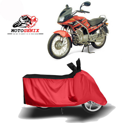 MOTOGENIX Two Wheeler Cover for Kinetic(GF 170, Red, Black)