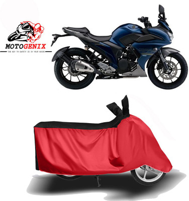 MOTOGENIX Two Wheeler Cover for Yamaha(Fazer, Red, Black)