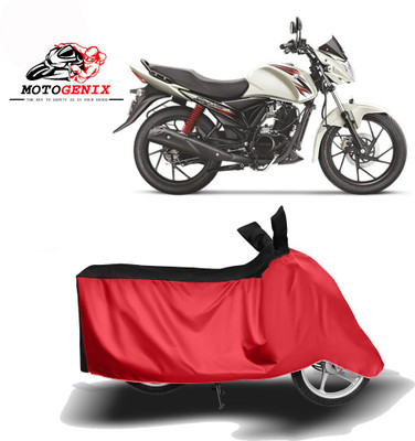 MOTOGENIX Two Wheeler Cover for Suzuki(Sling Shot Plus, Red, Black)