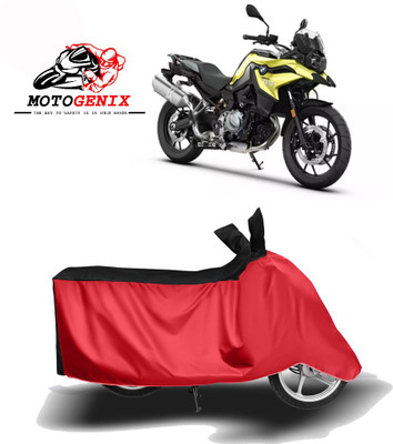 MOTOGENIX Two Wheeler Cover for BMW(F 750 GS, Red, Black)