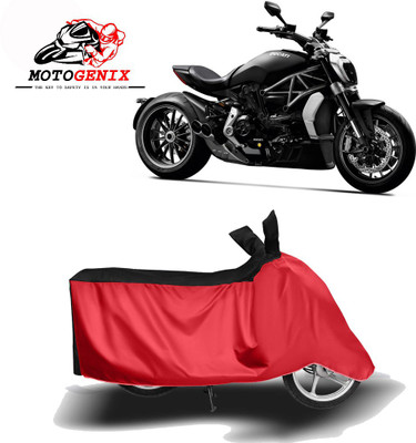 MOTOGENIX Two Wheeler Cover for Ducati(XDiavel, Red, Black)