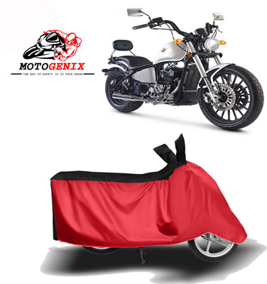MOTOGENIX Two Wheeler Cover for FAB Regal Raptor(Daytona 350, Red, Black)