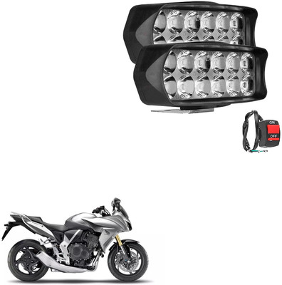 COMICAL HIGH QUALITY SUPER BRIGHT WATERPROOF DUAL ROW LED LIGHT WITH ON/OFF BUTON-025 Headlight Motorbike LED for Honda (12 V, 16 W)(CBF 150)