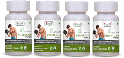 Vringra Weight Gain Capsules–Size Increase Capsules–Muscle Build–Body Nutrition(Pack of 4)(5 x 48 Capsules)