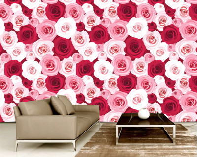 BPDESIGNSOLUTION Floral & Botanical Multicolor Wallpaper(244 cm x 41 cm)