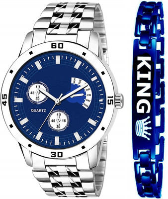Blue Pearl Analog Watch  - For Boys