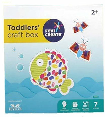 Pidilite Educational Game, Toddler's Craft Kit for Early Development, 7 Fun Learning Activities for Toddlers & Kids of Age 2 & Above, Diwali Gift